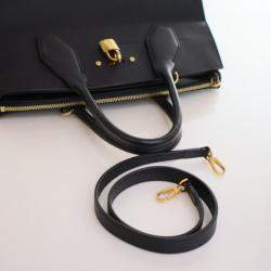 Pre Owned حقيبة لوي فيتون سيتي ستيمر إسود توريلون متوسط الحجم