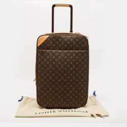 Pre Owned Louis Vuitton Pegase Legere 55 Monogram Canvas Rolling Luggage