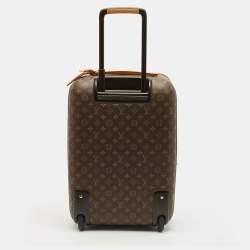 Pre Owned Louis Vuitton Pegase Legere 55 Monogram Canvas Rolling Luggage