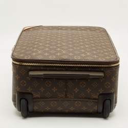Pre Owned Louis Vuitton Pegase Legere 55 Monogram Canvas Rolling Luggage