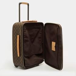 Pre Owned Louis Vuitton Pegase Legere 55 Monogram Canvas Rolling Luggage