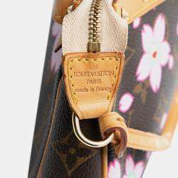 مملوكة مسبقًا Louis Vuitton Brown Takashi Murakami Monogram Cherry Blossom Pochette Accessoires