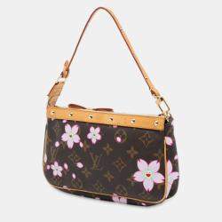 مملوكة مسبقًا Louis Vuitton Brown Takashi Murakami Monogram Cherry Blossom Pochette Accessoires