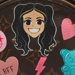 Pre Owned Louis Vuitton Palm Springs Sticker Monogram Canvas Mini Backpack