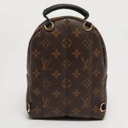 Pre Owned Louis Vuitton Palm Springs Sticker Monogram Canvas Mini Backpack
