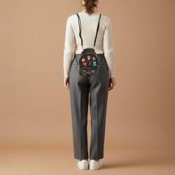 Pre Owned Louis Vuitton Palm Springs Sticker Monogram Canvas Mini Backpack