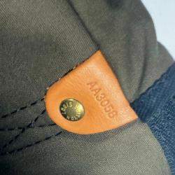 مملوكة مسبقًا حقيبة لوي فيتون فلوراج مونوغرام 35 ميني بوسطن كاموفلاج كانفاس يدوية خضراء