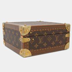 Pre Owned Louis Vuitton Brown Monogram Jewelry Box