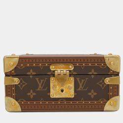 Pre Owned Louis Vuitton Brown Monogram Jewelry Box