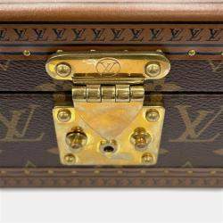 Pre Owned Louis Vuitton Brown Monogram Jewelry Box