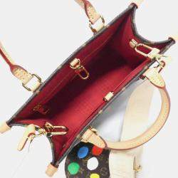 Pre Owned حقيبة لوي فيتون مونوجرام Lv X Yk أون ذا غو PM