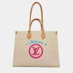 مملوكة مسبقًا Louis Vuitton On The Go Gm Okinawa Limited Edition Canvas Tote Bag