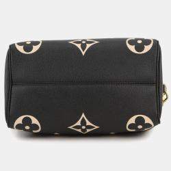 مملوكة مسبقًا Louis Vuitton Speedy Bandouliere 25 Black Monogram Empreinte Leather Top Handle Bag