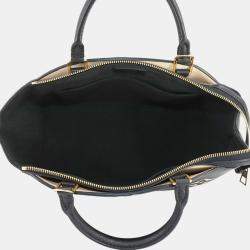 Pre Owned حقيبة كتف لويس فيتون بيتيت باليه بي إم مونوغرام امبرينت بلونين جلد أسود وبيج