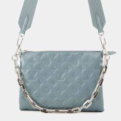 Pre Owned حقيبة كتف لوي فويتون كوسان بي إم جلد خروف منقوش مونوجرام