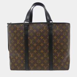 مملوكة مسبقًا Louis Vuitton Monogram Macassar Weekend Tote Gm Handbag