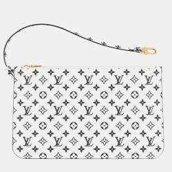 Pre Owned Louis Vuitton Monogram Giant Neverfull MM Coated Canvas Tote Bag