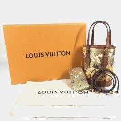 Pre Owned حقيبة دلو نانو لويس فيتون حديقة جلد ذهبية