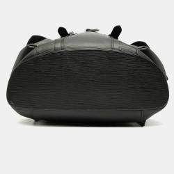 مملوكة مسبقًا Louis Vuitton Epi Christopher Pm Backpack Noir Black Leather