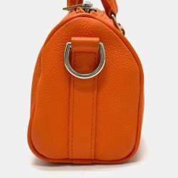مملوكة مسبقًا Louis Vuitton Aerogram Keepall Xs 2-Way Shoulder Bag Leather Orange