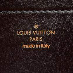 Pre Owned حقيبة كتف لويس فيتون سلسلة بوشت كوسان جلد حمل أسود