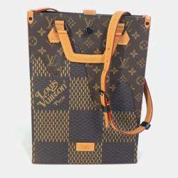 مملوكة مسبقًا حقيبة يد لويس فيتون داميير جاينت ميني توت كانفاس بنية