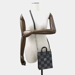 مملوكة مسبقًا حقيبة لوي فيتون ساك بلات صغيرة دامير تشيكر بورد