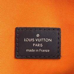 مملوكة مسبقًا حقيبة بوسطن لوي فيتون ساتالايت كييبال باندوليير 50 كانفاس جلدي فضي مونوجرامي