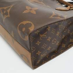 Pre Owned حقيبة لويس فويتون اون ذا غو قماش المونوغرام العكسي العملاق إم إم