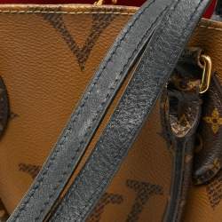 Pre Owned حقيبة لويس فويتون اون ذا غو قماش المونوغرام العكسي العملاق إم إم