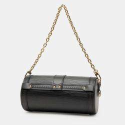 Pre Owned Louis Vuitton Black Epi Papillon Trunk