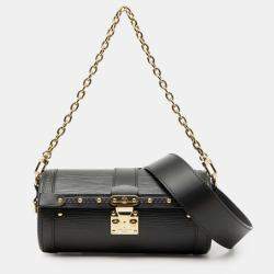 Pre Owned Louis Vuitton Black Epi Papillon Trunk