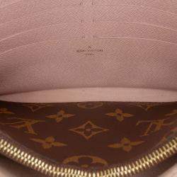مملوكة مسبقًا Louis Vuitton Brown Monogram Lovely Birds Pochette Felicie