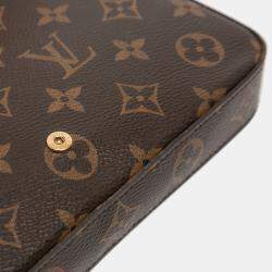مملوكة مسبقًا Louis Vuitton Brown Monogram Lovely Birds Pochette Felicie