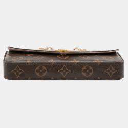 مملوكة مسبقًا Louis Vuitton Brown Monogram Lovely Birds Pochette Felicie