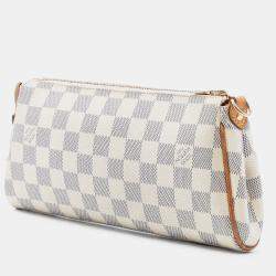 Pre Owned Louis Vuitton White Damier Azur Eva