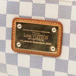 Pre Owned Louis Vuitton White Damier Azur Eva