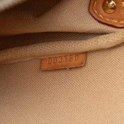 Pre Owned Louis Vuitton White Damier Azur Eva