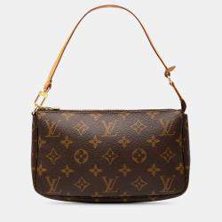 Pre Owned حقيبة لويس فيتون براون مونوجرام بوشت أكسسوارات