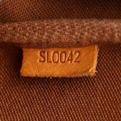 Pre Owned حقيبة لويس فيتون براون مونوجرام بوشت أكسسوارات