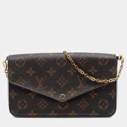 مملوكة مسبقًا Louis Vuitton Brown Monogram Pochette Felicie