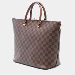 مملوكة مسبقًا Louis Vuitton Brown Damier Ebene Belmont MM