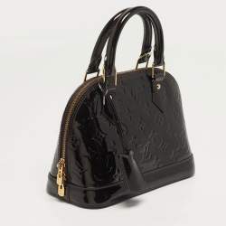 Pre Owned Louis Vuitton Alma BB Amarante Monogram Vernis Bag
