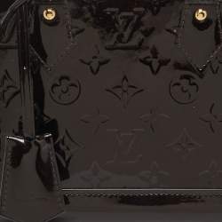 Pre Owned Louis Vuitton Alma BB Amarante Monogram Vernis Bag
