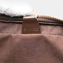 مملوكة مسبقًا مستندات لويس فويتون بورت فواياج بني دامير إبيني بحجم صغیر