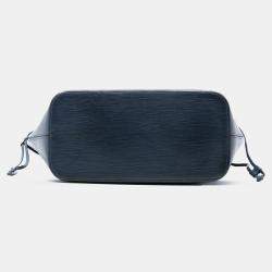 Pre Owned Louis Vuitton Blue Epi Neverfull MM