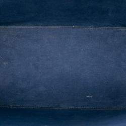 Pre Owned Louis Vuitton Blue Epi Neverfull MM