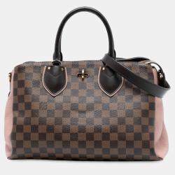 مملوكة مسبقًا Louis Vuitton Brown/Pink Damier Ebene Normandy