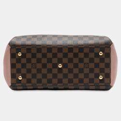 مملوكة مسبقًا Louis Vuitton Brown/Pink Damier Ebene Normandy