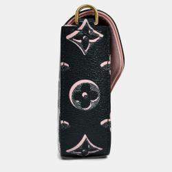 مملوكة مسبقًا حقيبة لوي فيتون فيليسي جو 2022 مونوغرام أسود/وردي 'فال فور يو'